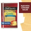 Sargento® Sliced Gouda Natural Cheese, 10 slices