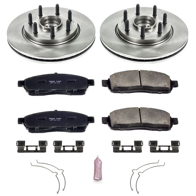PowerStop Front Stock Replacement Brake Pad and Rotor Kit Fits: FORD LINCOLN Select Models KOE1941