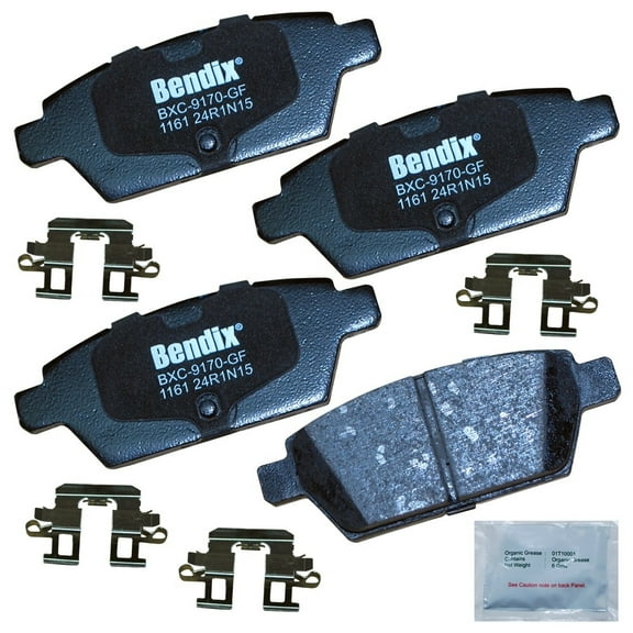 Disc Brake Pad Set Fits select: 2006-2012 FORD FUSION, 2006-2011 MAZDA 6
