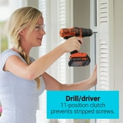 BLACK+DECKER BD4KITCDCMSL 4 Tool Lithium Cordless Combo Kit