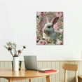 thumbnail image 3 of Nawypu  Romantic White Rabbits Printed Canvas Wall Art, Family Home Decor, For Living Room & Bedroom, Gifts & Keepsakes, Ready to Hang, 3 of 5