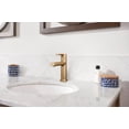 thumbnail image 4 of Grifo para lavabo de baño Moen Meena, dorado bronceado, de una sola manija, 4 of 8