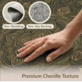 thumbnail image 6 of ODIKA 9'x12' Washable Area Rug Border Retro Distressed Tone Dining Under Table Boho Vintage Refined Structured for Master Suite, California King, Bed, Non-Shedding, Easy Care, 6 of 7