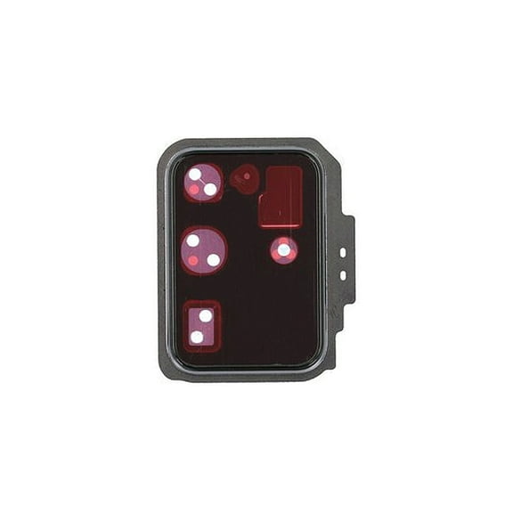 Replacement Rear Camera Glass Lens With Cover Bezel Ring For Samsung Galaxy S20 Ultra 5G - Cosmic Grey