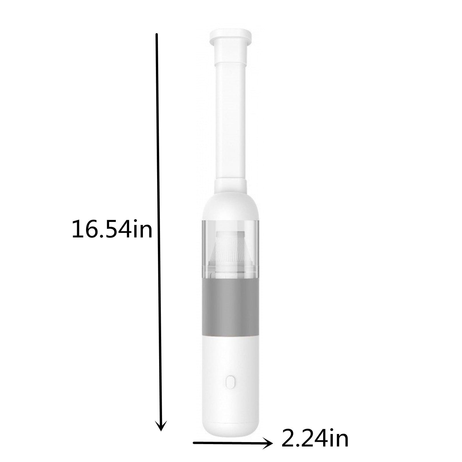 Car Vacuum with Powerful Suction, 2-in-1 Hand Vacuum & Blow Pump, Mini Vacuum for Crevices, Keyboard Cleaner, USB Rechargeable, Compact Design