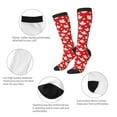 thumbnail image 6 of Daiia Sports Socks Maple Leaves Printed Novelty Crew Socks for Men Women Knee High Socks Cotton Socks Soft & Breathable Support Unisex Socks, 6 of 9