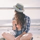 thumbnail image 4 of Circunferencia del sombrero: 50-54 cm, circunferencia de la cabeza pequeña, sombrero de paja, sombrero protector solar para mujer, sombrero de playa, sombrero de paja con flores pequeñas, 4 of 5