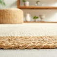 thumbnail image 4 of SAFAVIEH Natural Fiber Cebrail Geometric Area Rug, Ivory/Natural, 4' x 6' Oval, 4 of 9