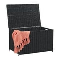 thumbnail image 2 of HOUSEHOLD ESSENTIALS Decorative Wicker Paper Rope Storage Chest, 2 of 5