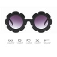 thumbnail image 7 of Wutalume Cute Round Frame Kids Sunglasses with Flower Design and PC Materials, UV Protection Sun Glasses for Children, Adorable and Safe Eyewear for Beach,and Daily Use,Black, 7 of 7
