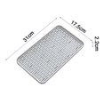 thumbnail image 2 of Dish Drain Tray, Large Water Storage Capacity Dish Drain Board, Dish Drying Pad for Kitchen Counter, Coffee Tea Tray, Water Drip Tray Holder for Cup, Fruit, Bathroom Accessories, 2 of 5