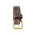 thumbnail image 2 of 1-1/2 in. US Steer Hide Leather Men's Belt with Antique Brass Roller Buckle, 2 of 2