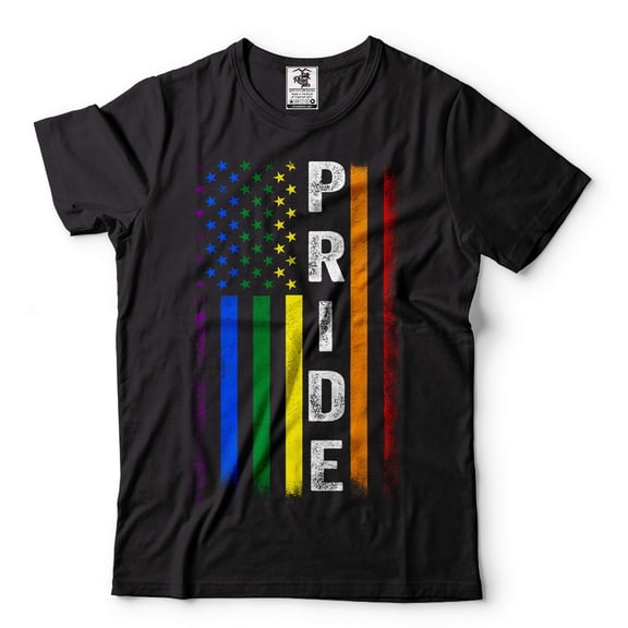 USA Pride Flag Shirt Pride Flag Shirt America Pride Shirt America Flag Shirt LGBT LGBTQ Shirt