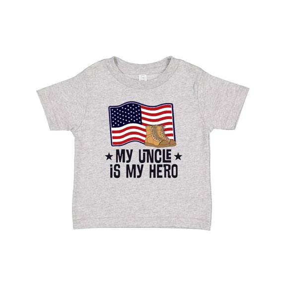 Inktastic My Uncle is My Hero Military Nephew Boys or Girls Baby T-Shirt