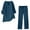 Navy, variant on Sentmoon Cute Sets for Women Blouse for Women and Business Pants Plus Size Long Sleeve V Neck Stretchy Tshirts Shirts for Women Loose Solid Color Button Down Fall Outfit for Winter Stroll