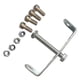 thumbnail image 1 of Bicicleta -adaptador de soporte de la rack con tornillo, hardware fuerte para la rejilla trasera de la bicicleta, kit de ensamblaje del conector en fo, 1 of 8