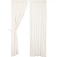 thumbnail image 2 of VHC Brands Simple Life Flax, Farmhouse Curtain Panels, Khaki, 96x40, Set of 2, 2 of 11