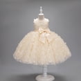 thumbnail image 4 of Vestido de princesa con estampado de mariposa para niña, vestido de malla abullonada, vestido de exhibición para niña pequeña, 4 of 5