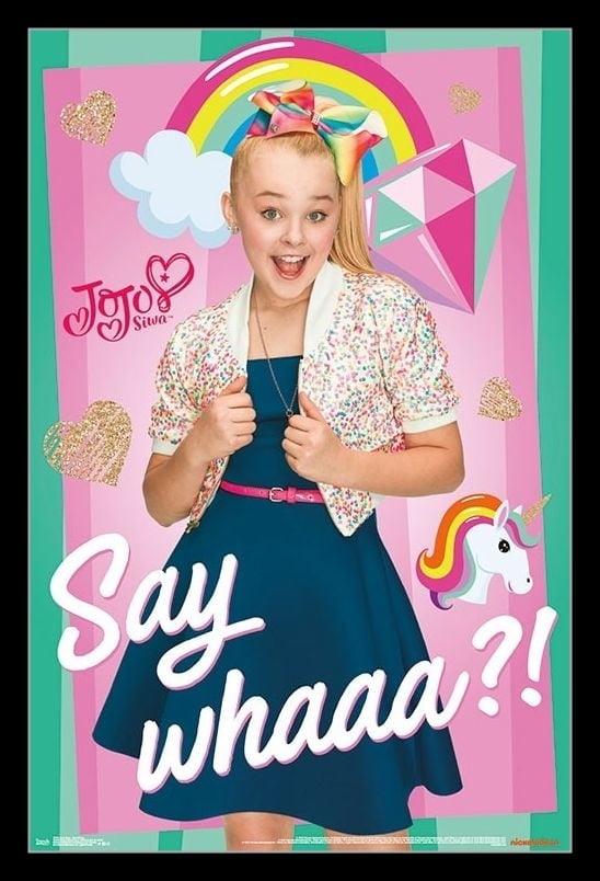 Jojo Siwa - Say Whaaa Laminated & Framed Poster Print (22 x 34 ...