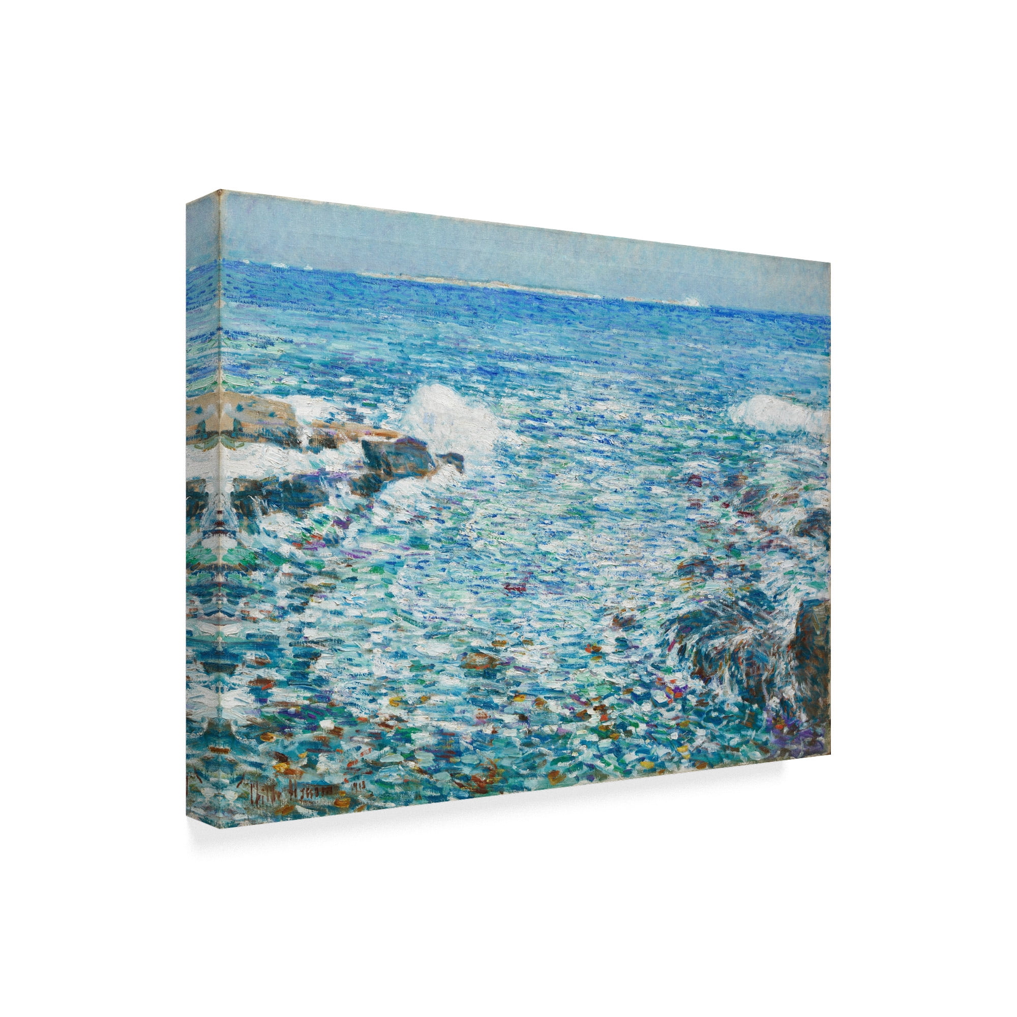 Trademark Fine Art 'Surf Isles Of Shoals' Canvas Art by Childe Frederick Hassam