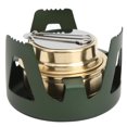 thumbnail image 1 of Mini Camping Stove, Portable High Combustion Efficiency Mini    For Outdoor Activity Black Green, 1 of 8