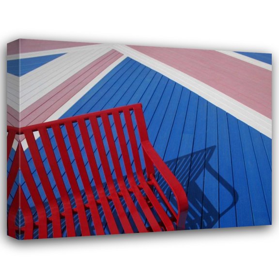 Scott Larson 18x15 Gallery Wrapped Canvas Wall Art Titled - Beach House VII