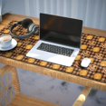 thumbnail image 3 of Long Mouse Pads for Desk,Plaid Pumpkin Halloween Pattern Desk Mats on Top Of Desks, Desk Mouse Pad Extra Large with 3mm Non-Slip Base and Stitched Edge for Gaming,Office,Work,Home 35.4x15.7in, 3 of 5