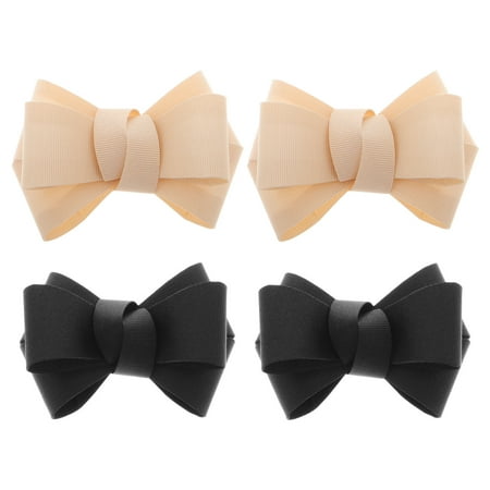 FRCOLOR 2 Pairs Trendy Bowknot Shoe Charm Wedding Bridal Foot Jewelry Stylish Shoe Accessories High Heel Bowknot Charms For Sneakers