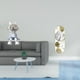 thumbnail image 2 of Escultura De Astronauta Con Reflejo Y Espejo De Pared Para Decorar La Entrada, La Sala De Estar Y El Pasillo., 2 of 8