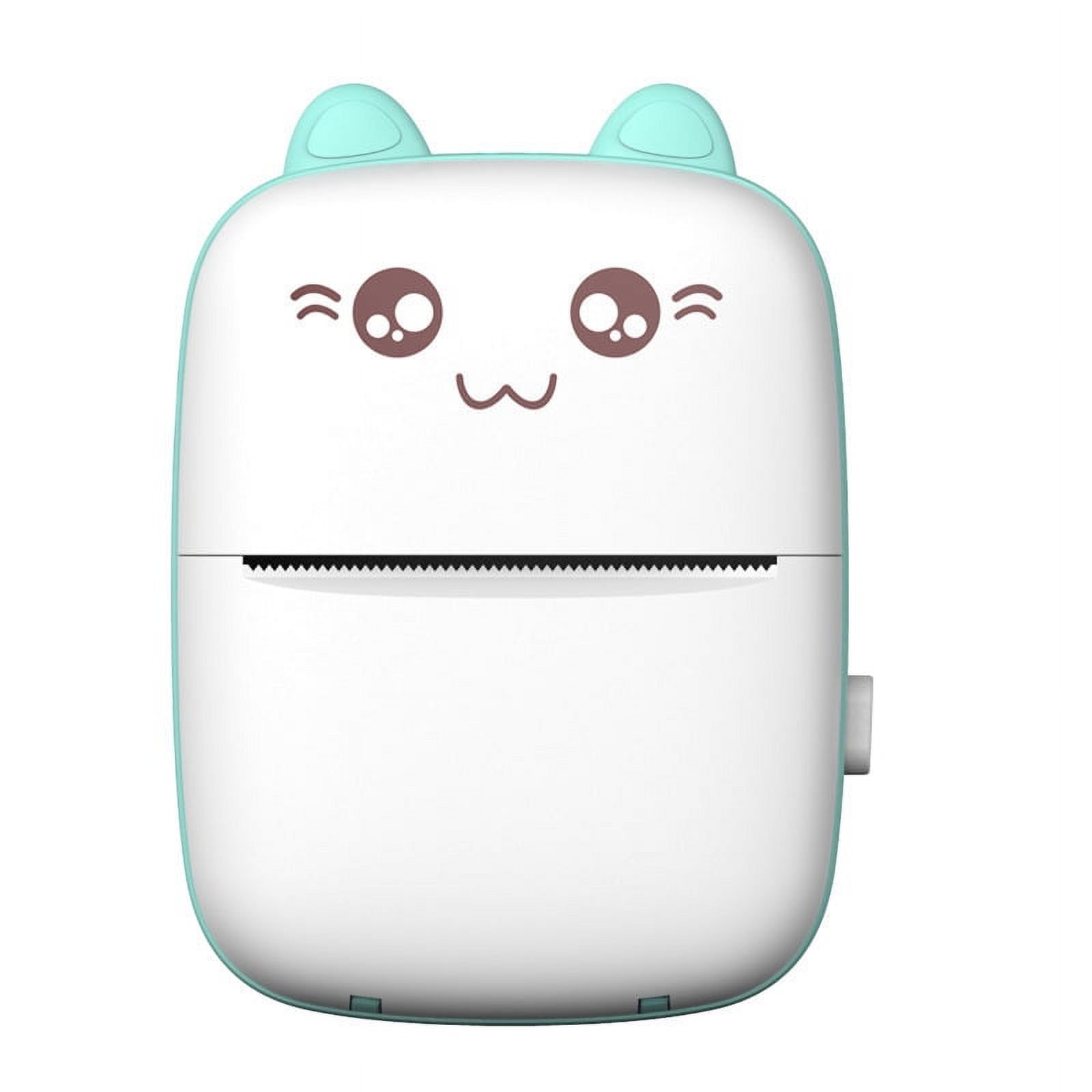 Mini Imprimante Portable Thermique Bluetooth – Impression Sans Encre Photos, Notes, Étiquettes, QR Codes – 7 Rouleaux Inclus