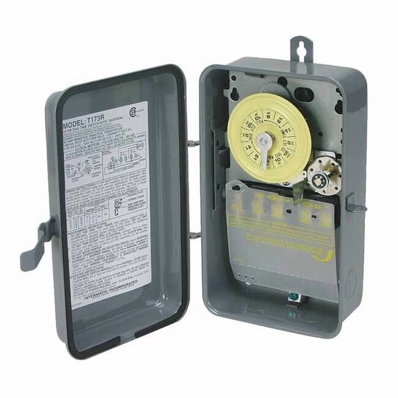 Intermatic Electromechanical Timer,DPST,40A, 3R T173R