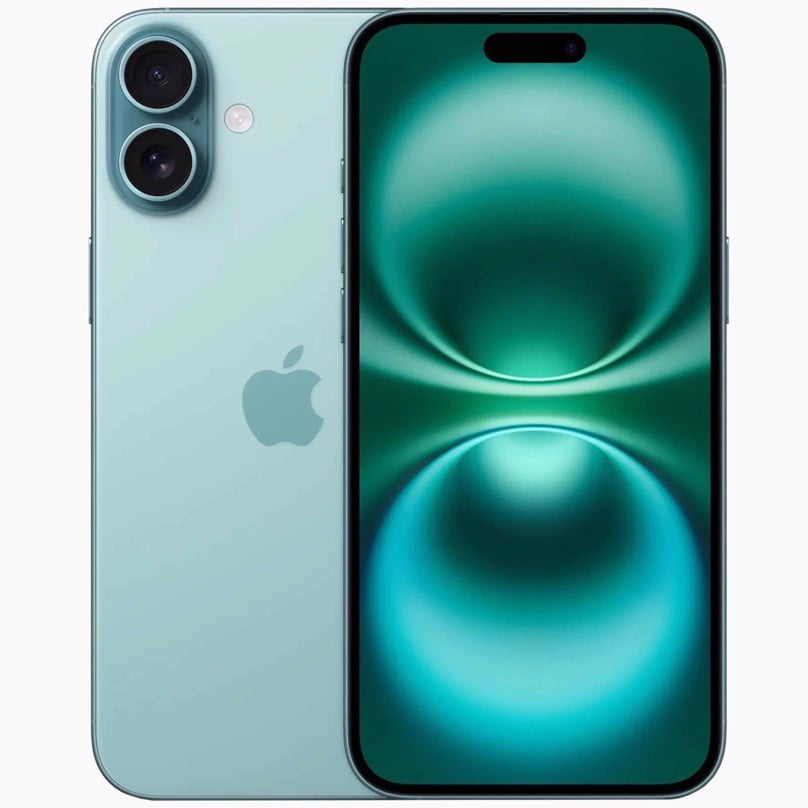 Apple iPhone 16, Restored, Unlocked, 128GB, Teal, A18 Chip