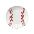thumbnail image 2 of Gourmet Art 4-Piece Heavyweight and Durable Melamine 6 Inch Baseball Plate, for Indoors Outdoors Use, Party and Everyday Use., 2 of 2