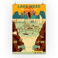 thumbnail image 2 of Lake Mead, Boulder Beach, Geometric (lp_archive) (16x24 Giclee Gallery Art Print, Vivid Textured Wall Decor), 2 of 3