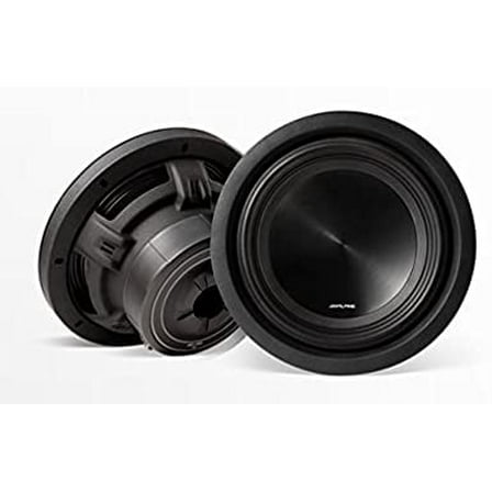 Alpine SWT 10S4 10 Inch Truck Car Audio Stereo Subwoofer with 4 Ohm Voice Coil