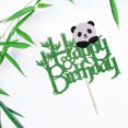 thumbnail image 2 of Topper para pastel Qertesl Panda Feliz Cumpleaños 13 x 16 cm, 2 of 6