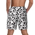thumbnail image 4 of Uemuo Cute Panda Pattern Mens Swim Trunks Quick Dry Board Shorts with Mesh Lining, Stretch Beach Shorts Quick Dry No-Chafing Board Shorts-Large, 4 of 9