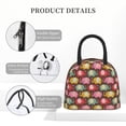 thumbnail image 4 of Fotbe Cute Elephants Bolsa de Almuerzo con Estampado, Lonchera Aislada, Contenedor de Comida Reutilizable Tipo Cooler a Prueba de Fugas, 4 of 6