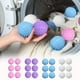 thumbnail image 1 of Packs de 6 bolas reutilizables para secadora de ropa - suavizante de plástico, reduce arrugas y estática, acelera el secado, ayuda ecológica para lavar y secar (azul, blanco), 1 of 7