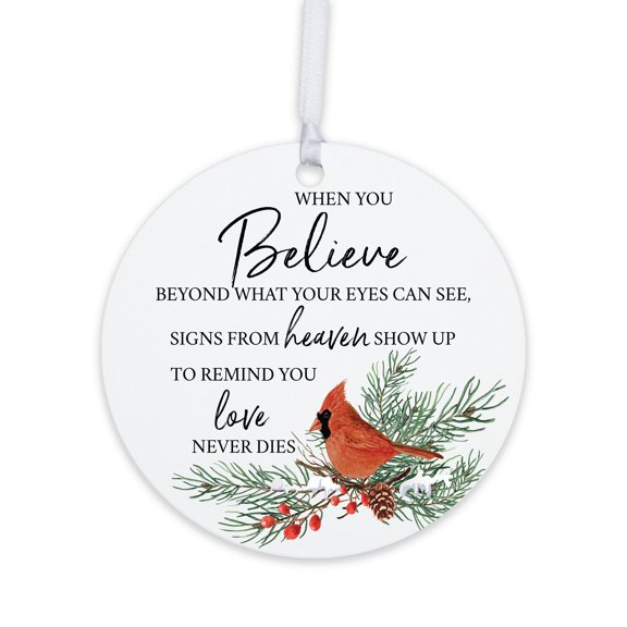 LifeSong Milestones Memorial Ornaments for Christmas Decorations