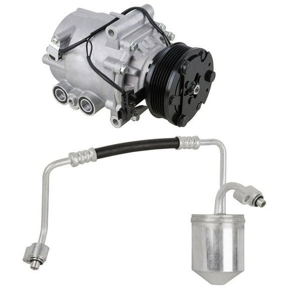 AC Compressor w/ A/C Drier For Saturn Vue 3.5L V6 2004 2005 2006 2007 - BuyAutoParts