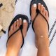 thumbnail image 1 of Pantuflas de gran tamaño para mujer, sandalias de playa con punta abierta, chanclas Wmkox8yii  ytu11248, 1 of 4