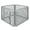 Gray, variant on Vibrant Life 4-Panel Pet Playpen, 24”H Dog Fence with Door for Indoor and Outdoor Use