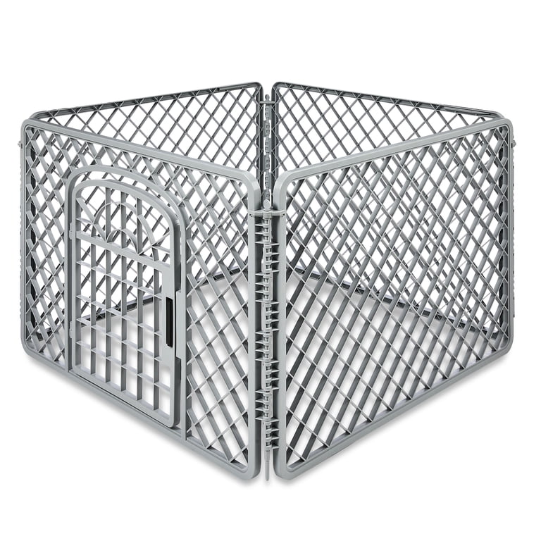 Vibrant Life 4-Panel Plastic Playpen, 24" Tall photo 1