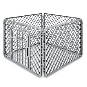 Vibrant Life 4-Panel Plastic Playpen, 24" Tall