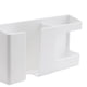 thumbnail image 2 of Soporte Para Teléfono Montado En La Pared Organizador de carga de teléfono Estante de control remoto sin perforaciones montado en la pared (Blanco) Wdftyju  Libre de BPA, 2 of 3