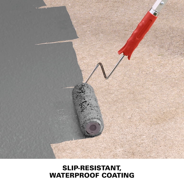 KILZ Over Armor Wood & Concrete Coating, Slate Gray Textured photo 5