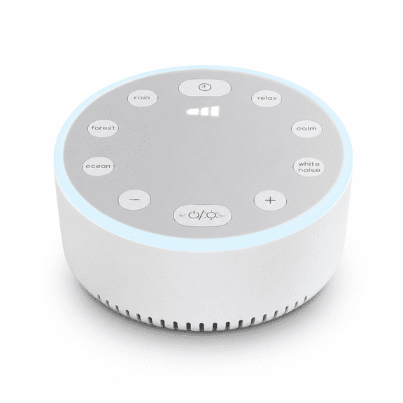 Sleep Therapy White Noise Machine,Soothing Nature Sounds for Baby Kid Adult,Portable Relaxation Wellness Meditation and Naps,Peaceful Rest Sleep Aid,Holiday Gift