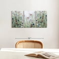 thumbnail image 3 of Elephant Stock Wildflower Fields Wall Art - Horizontal Multi Panel Canvas - Living Room Wall Decor - Nature Multi Panel - Gray And Green Decor By Carol Robinson - 26" x 12", 3 of 3