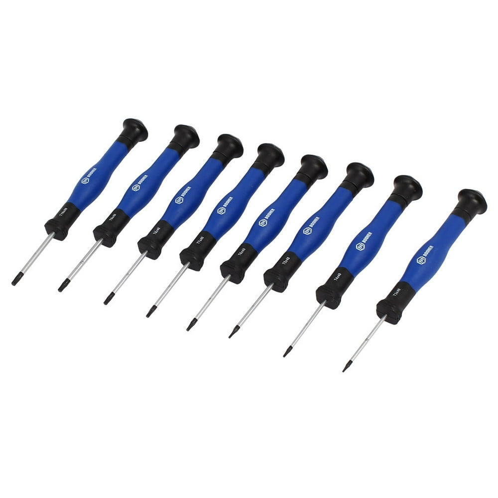 T3 T4 T5 T6 T7 T8 T9 T10 Precision Torx Screwdriver Set 8 in 1